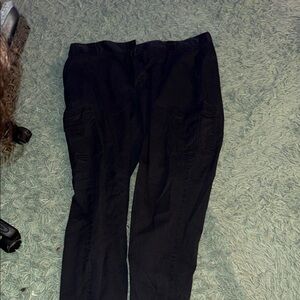 mens black cargo pants